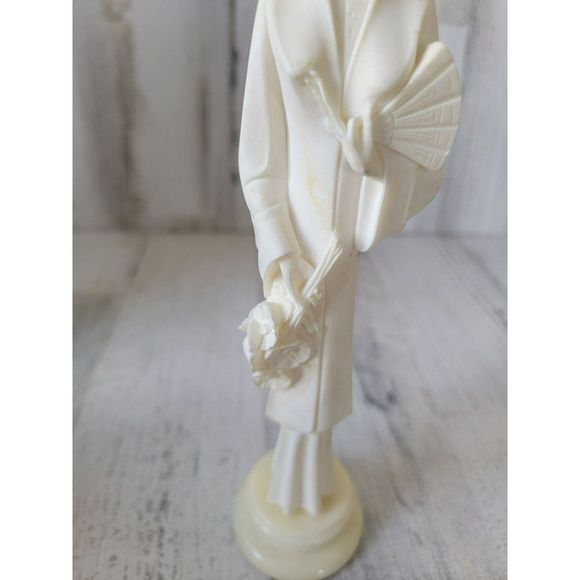 Golden Crown geisha‎ fan flower E&R Italy figure collectible - Picture 2 of 12